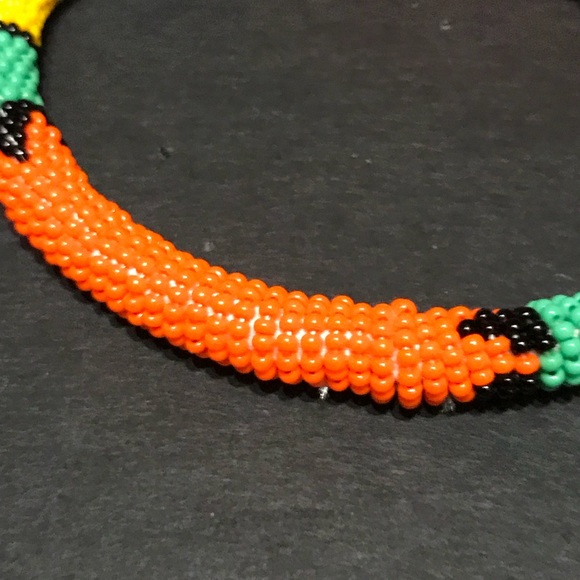 African Beaded Masai Bangle Masai Bracelet Made in Kenya - Picture 6 of 6
